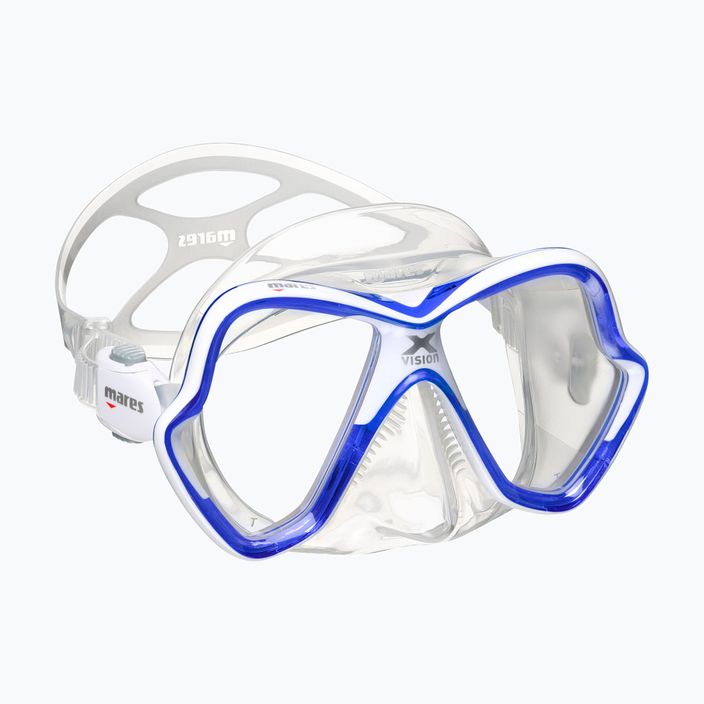 Mască de scufundări Mares X-Vision albastru transparent 411053 6