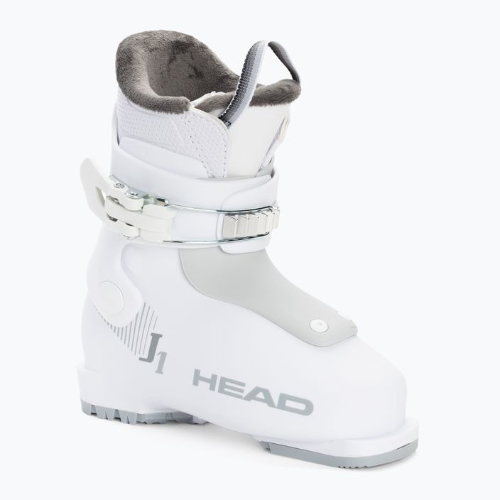 Ghete de schi pentru copii HEAD J1 alb/gri alb/gri