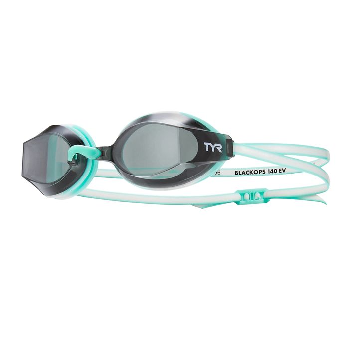 Ochelari de înot pentru femei  TYR Blackops 140 Ev Racing smoke/ mint/ white 2