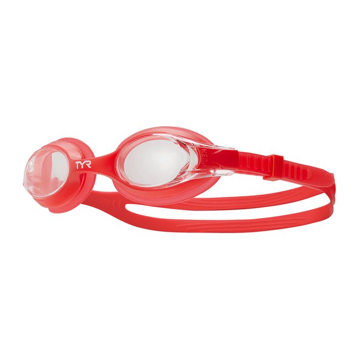 TYR ochelari de înot pentru copii Swimple transparent/roșu 2
