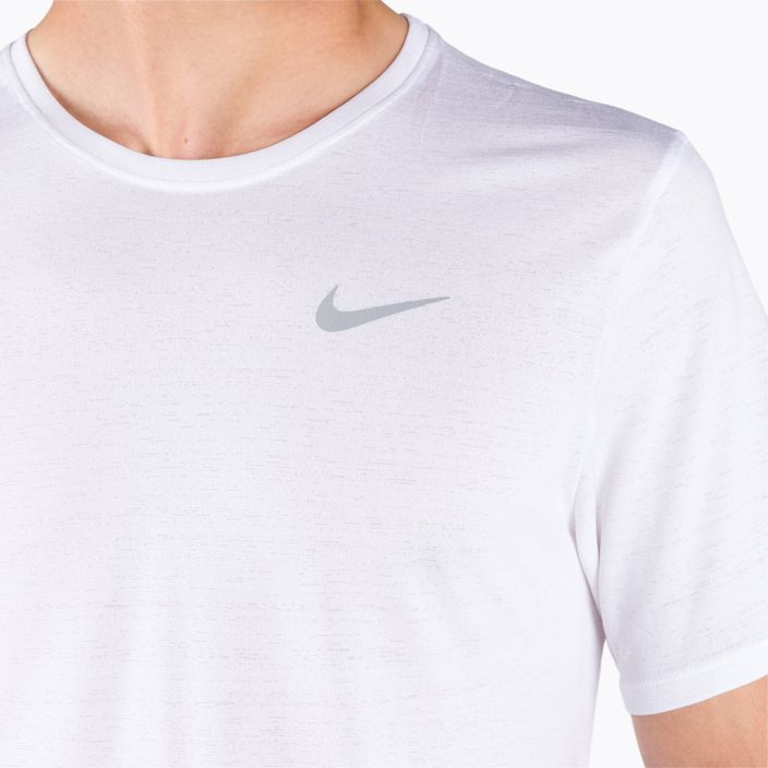 Tricou de antrenament Nike Dri-FIT Miler pentru bărbați, alb CU5992-100 4