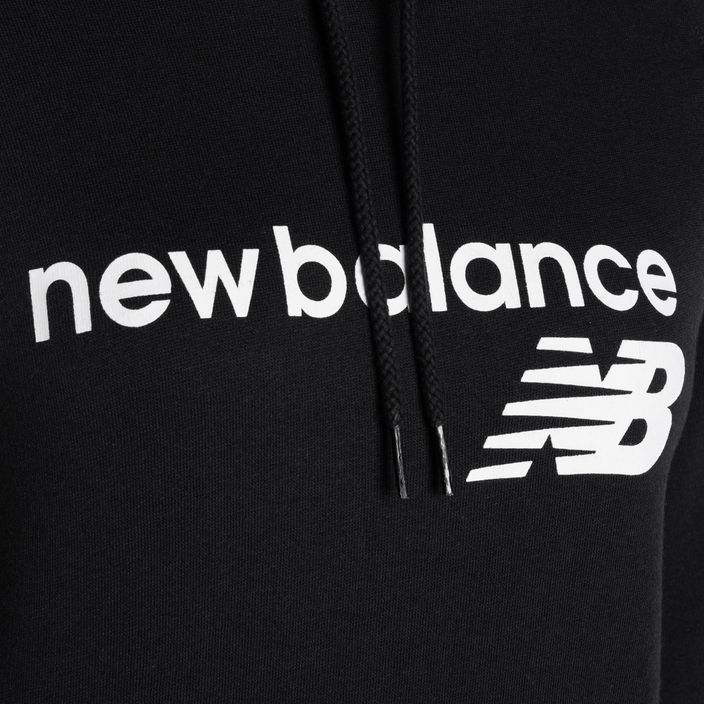 New Balance Core Fleece Hoodie negru pentru femei 3