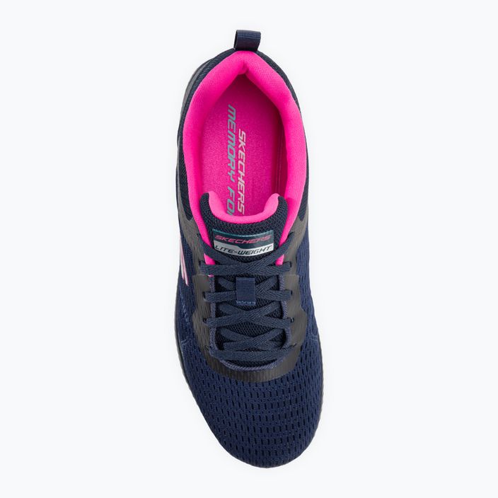Pantofi de antrenament pentru femei SKECHERS Bountiful Quick Path navy/hot pink 6