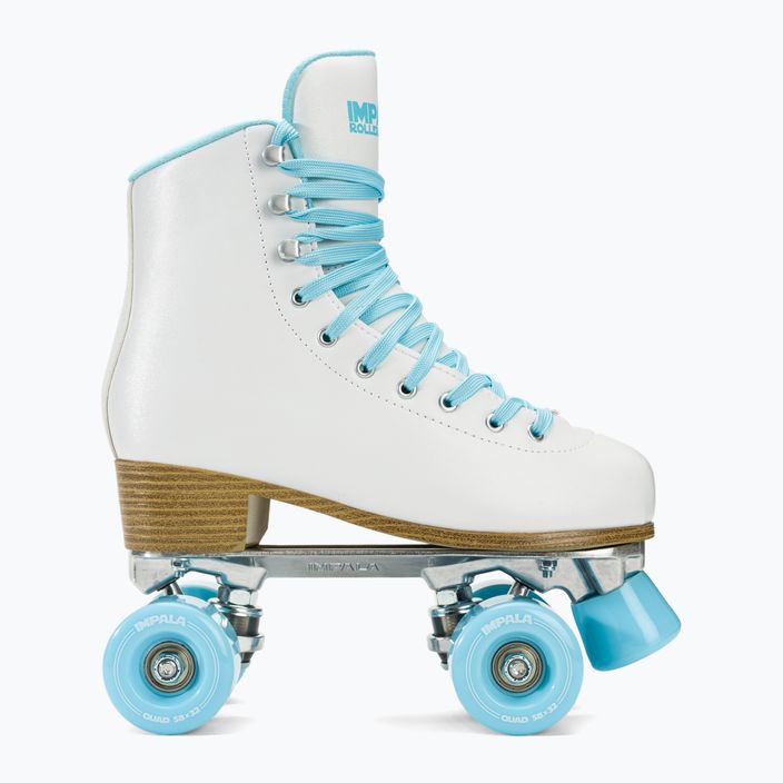 Patine cu rotile pentru femei IMPALA Quad Skate alb gheață 2