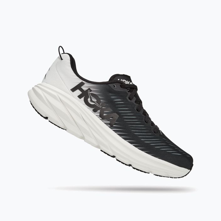 Pantofi de alergare pentru bărbați HOKA Rincon 3 negru/alb 12