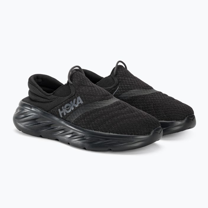 Încălțăminte pentru bărbați HOKA Ora Recovery Shoe 2 black/black 4