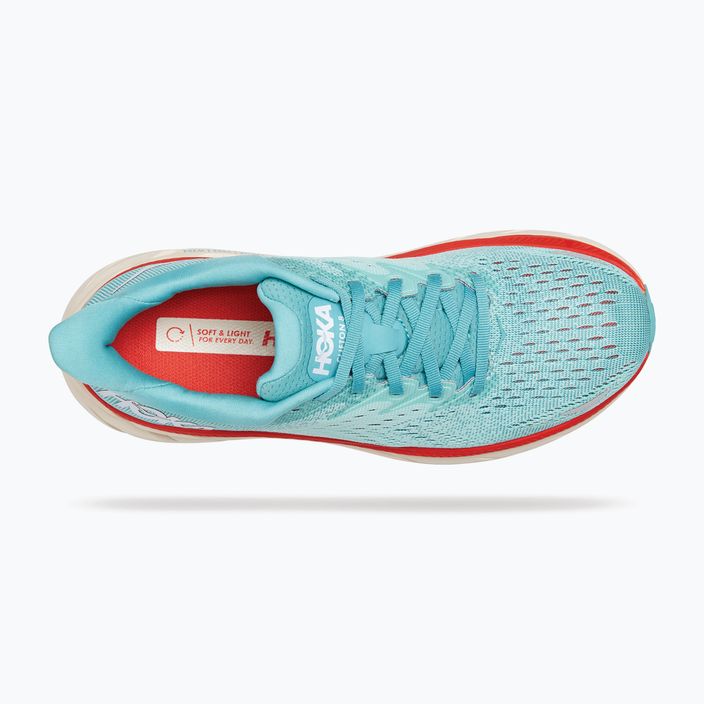 Pantofi de alergare pentru femei HOKA Clifton 8 albastru 1119394-AEBL 13