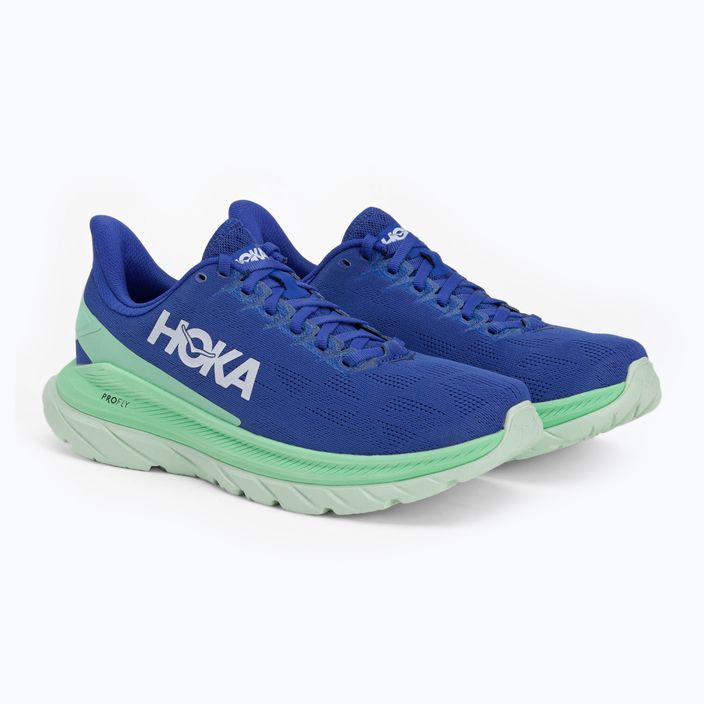 Pantofi de alergare pentru bărbați HOKA Mach 4 albastru 1113528-DBGA 4