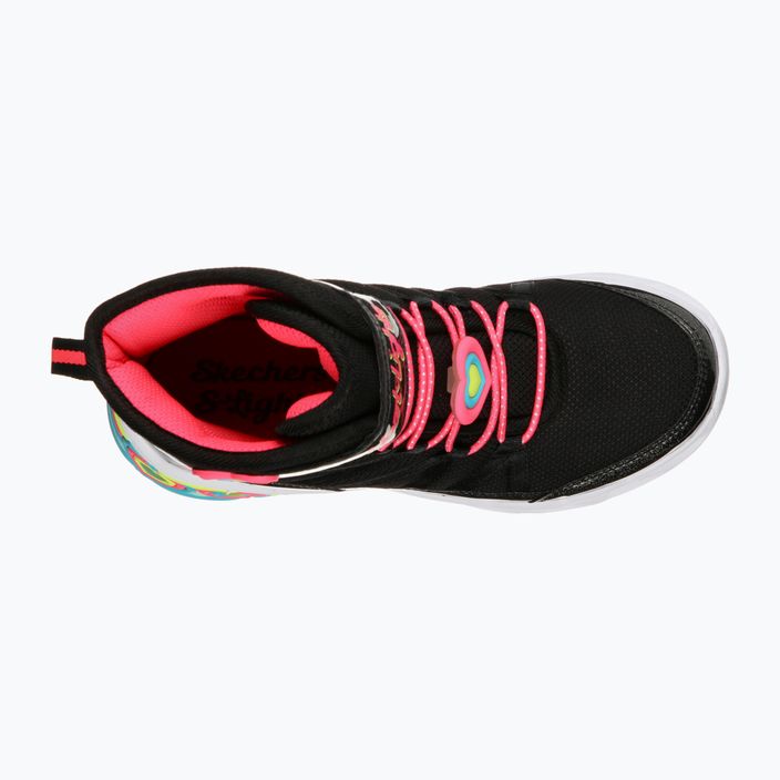 SKECHERS Sweetheart Lights Love To Shine pantofi pentru copii negru / roz cald 12