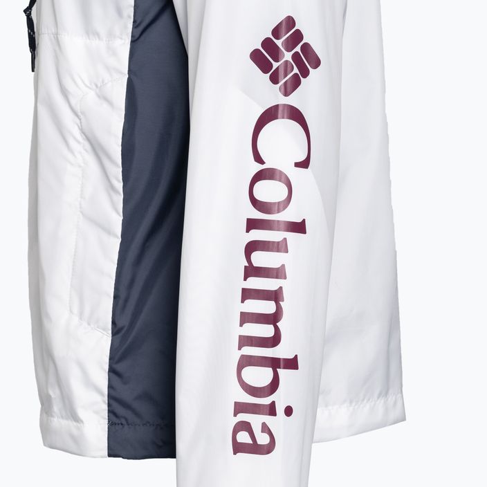 Columbia Flash Challenger Novelty jachetă de vânt pentru femei, alb 1989503102 4
