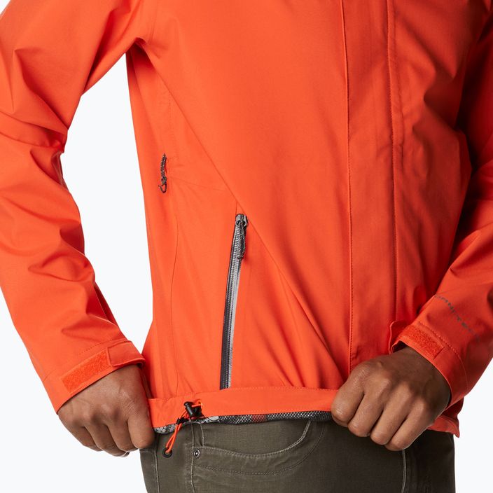 jacheta de ploaie Columbia Earth Explorer pentru bărbați Shell 813 portocaliu 1988612 14
