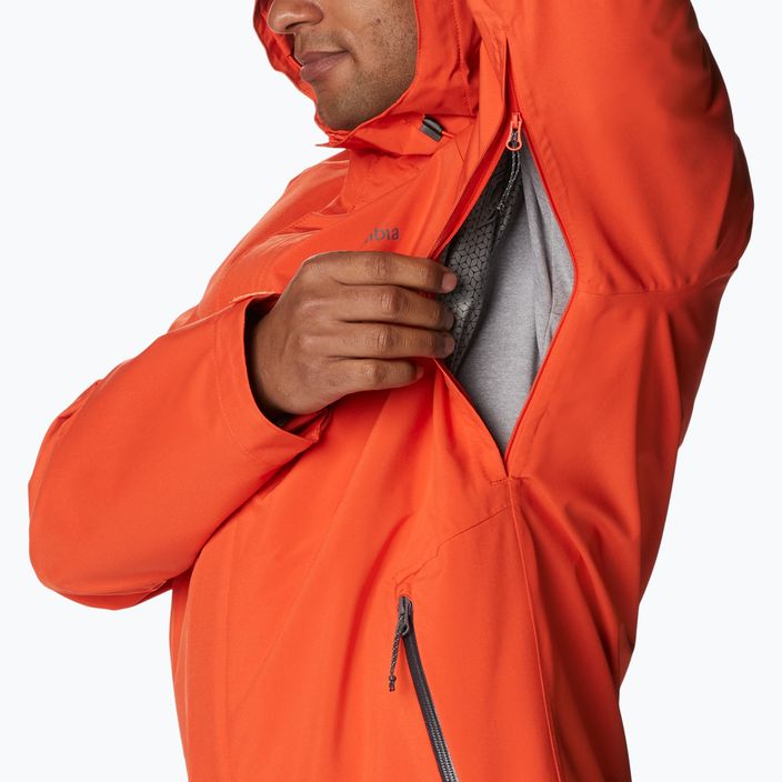 jacheta de ploaie Columbia Earth Explorer pentru bărbați Shell 813 portocaliu 1988612 13