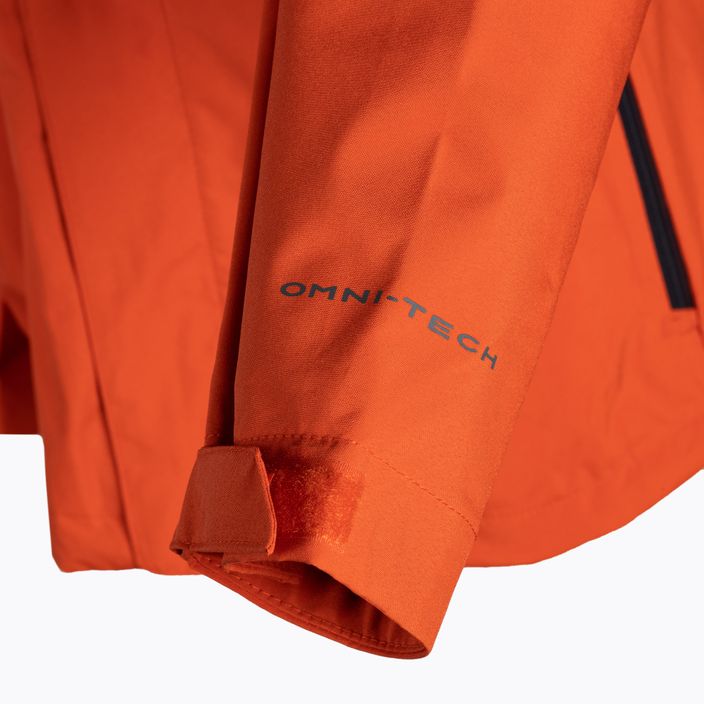 jacheta de ploaie Columbia Earth Explorer pentru bărbați Shell 813 portocaliu 1988612 4