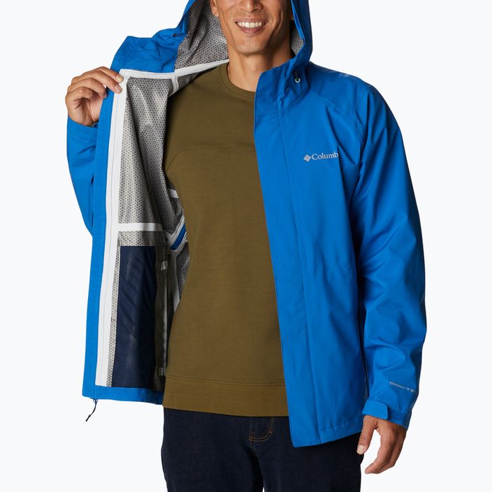 Jacheta de ploaie pentru bărbați Columbia Earth Explorer Shell 432 albastru 1988612 5