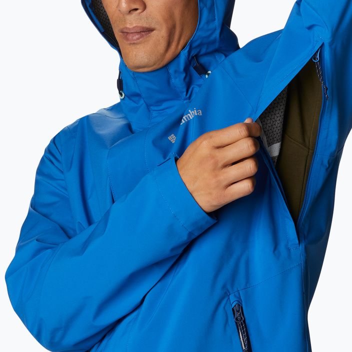Jacheta de ploaie pentru bărbați Columbia Earth Explorer Shell 432 albastru 1988612 8