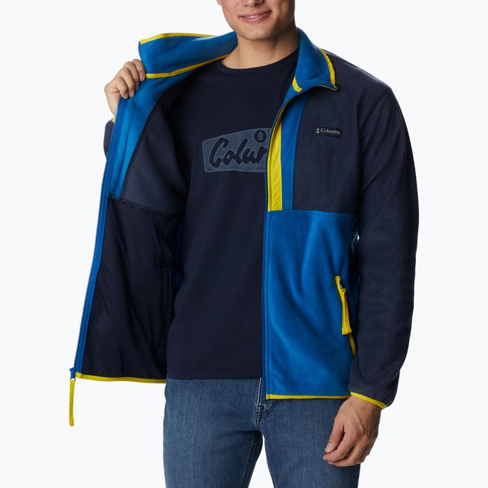 Columbia Back Bowl bluză fleece pentru bărbați albastru 1872794 5