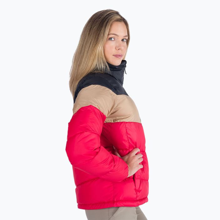 Columbia Puffect Color Blocked jachetă de puf pentru femei  roșu 1955101 2