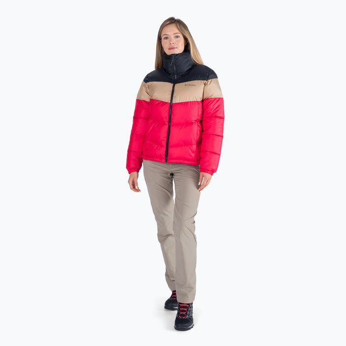 Columbia Puffect Color Blocked jachetă de puf pentru femei  roșu 1955101 5