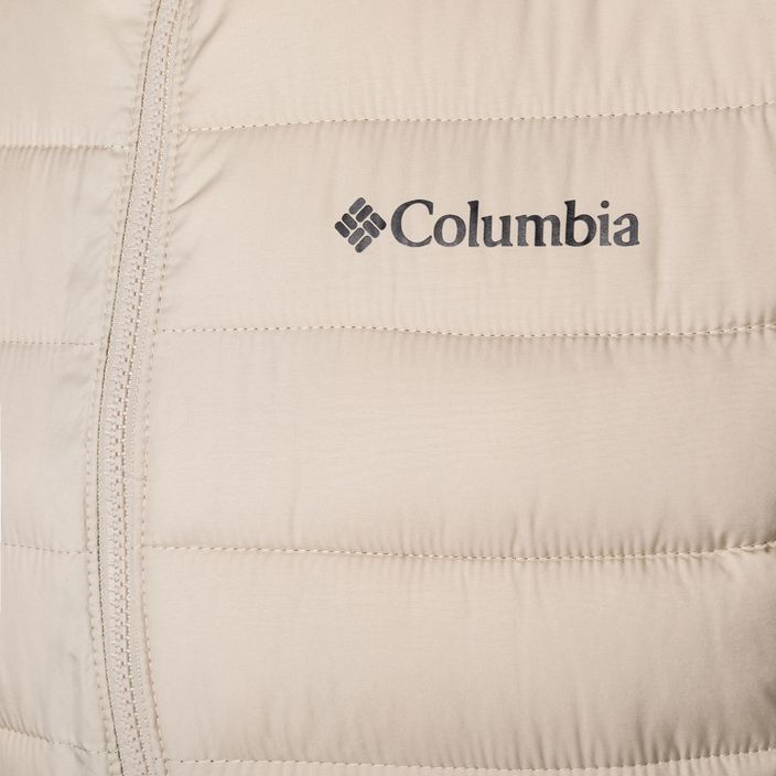 Columbia Powder Lite Anorak jachetă pentru bărbați în jos bej și negru 1957391 3