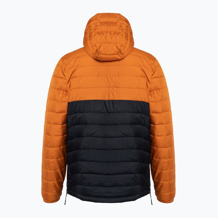 Columbia Powder Lite Anorak jachetă pentru bărbați în jos portocaliu și negru 2