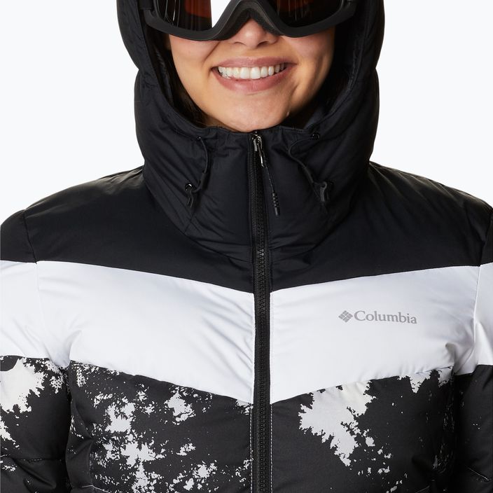 Columbia Abbott Peak Insulated jachetă de schi pentru femei negru și alb 1909971 4