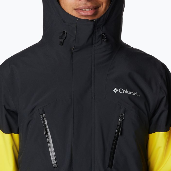 Columbia Aerial Ascender jachetă de schi pentru bărbați galben și negru 1954391 5