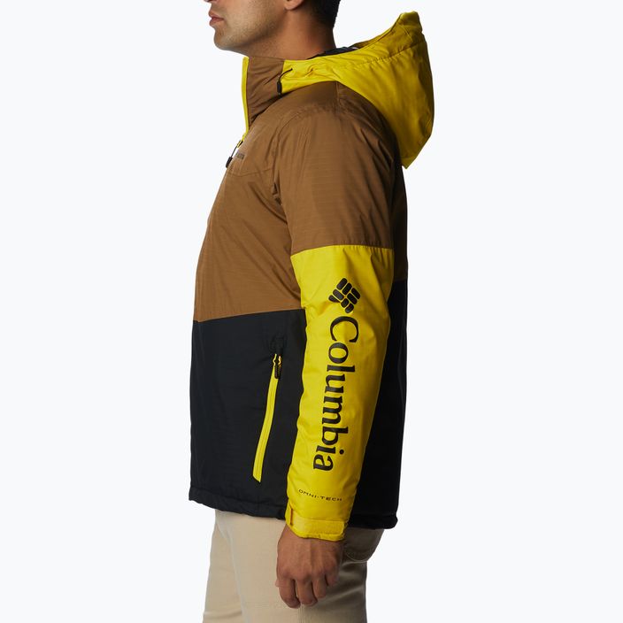 Columbia Point Park Insulated jachetă din puf pentru bărbați maro-negru-galben 1956811 4