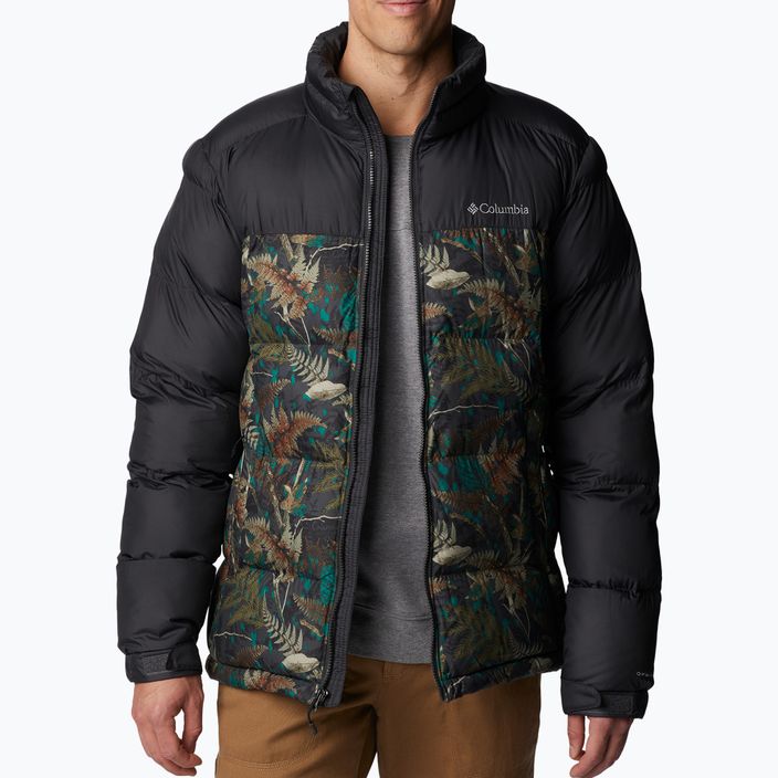 Columbia Pike Lake jachetă bărbătească din puf pentru bărbați maro și negru 1738022 3