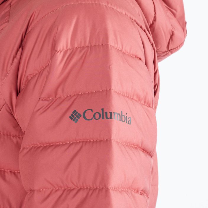 Columbia Powder Lite jachetă cu glugă roz pentru femei 1699071 4