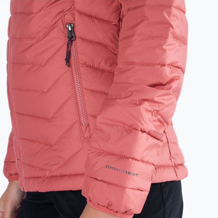 Columbia Powder Lite jachetă cu glugă roz pentru femei 1699071 5