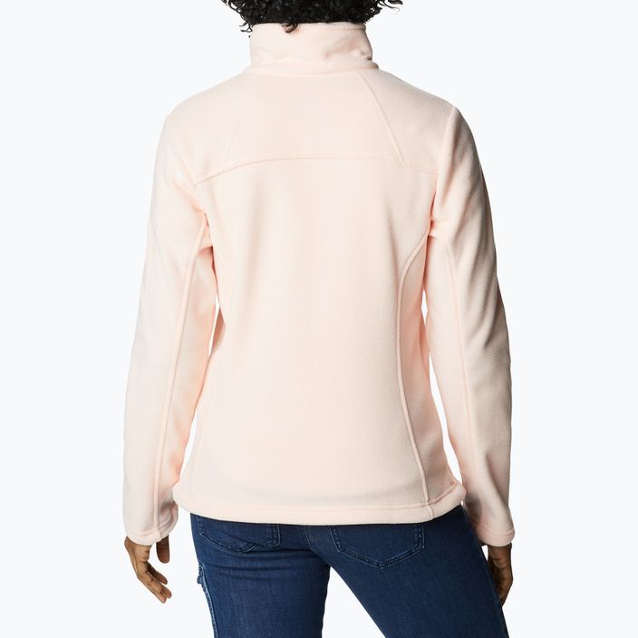 Bluză fleece pentru femei Columbia Fast Trek II Peach Blossom 1465351890 5