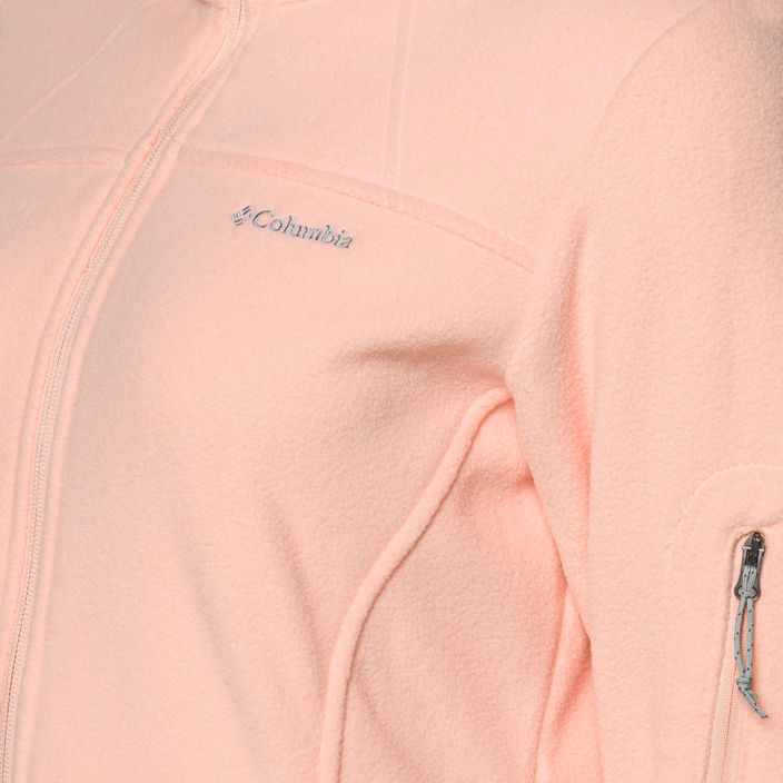 Bluză fleece pentru femei Columbia Fast Trek II Peach Blossom 1465351890 3