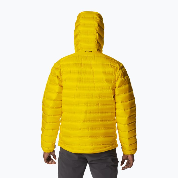 Jachetă cu glugă Columbia Pebble Peak Down Hooded pentru bărbați  galben 2008315 2