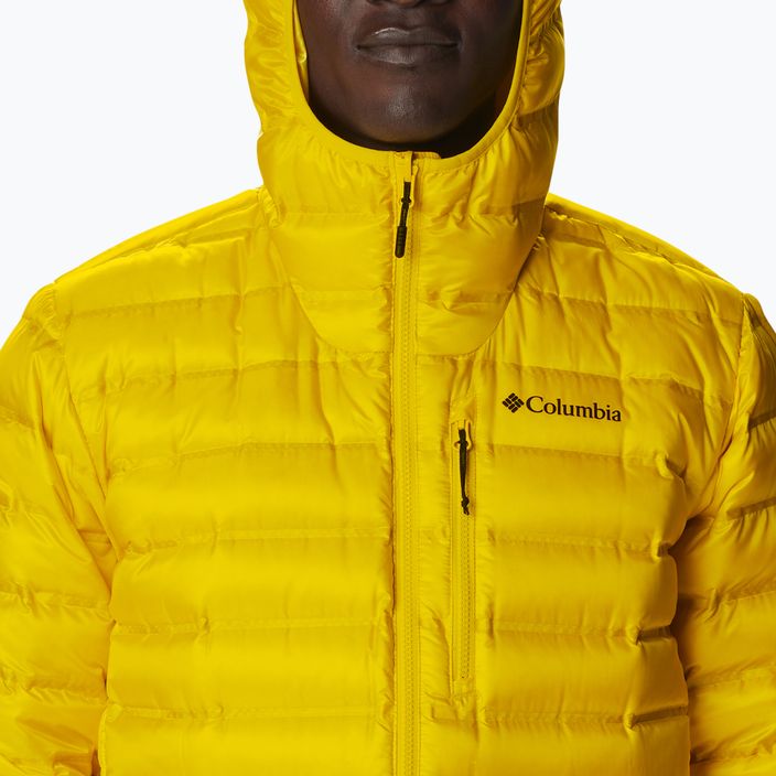 Jachetă cu glugă Columbia Pebble Peak Down Hooded pentru bărbați  galben 2008315 6