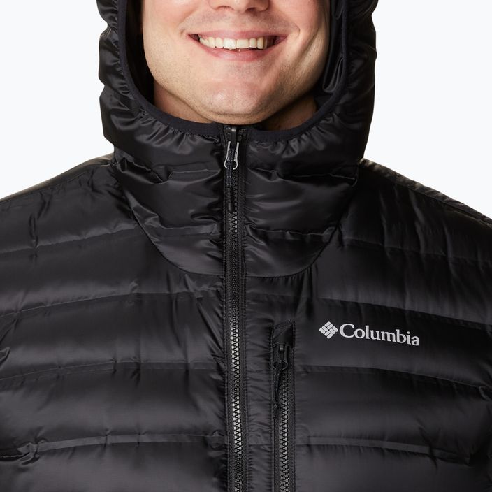 Jacheta cu glugă Columbia Pebble Peak Down Hooded pentru bărbați  negru 2008315 12