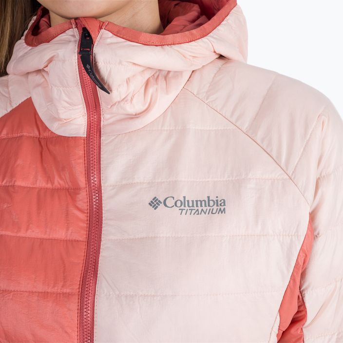 Columbia jachetă cu glugă pentru femei Platinum Peak cu glugă portocalie 2008341 6