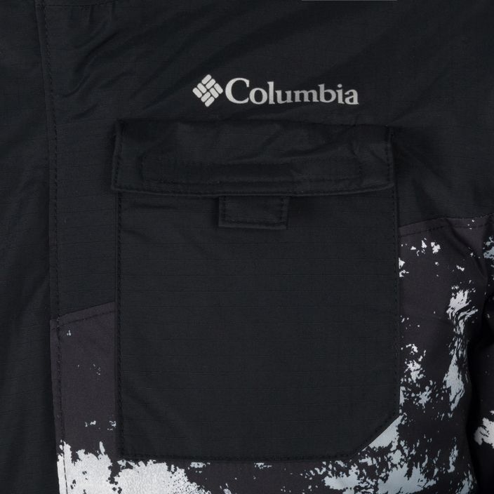 Columbia Mighty Mogul II jachetă de schi pentru copii negru și alb 1954501 3