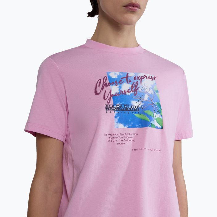 Tricou pentru femei Napapijri S-Yukon pink pastel 4