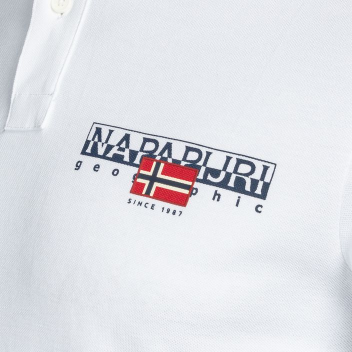 Tricou polo pentru bărbați Napapijri E-Aylmer brightwhite 7