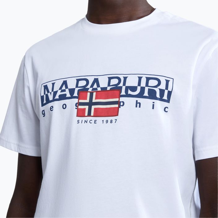 Tricou pentru bărbați Napapijri S-Aylmer brightwhite 4