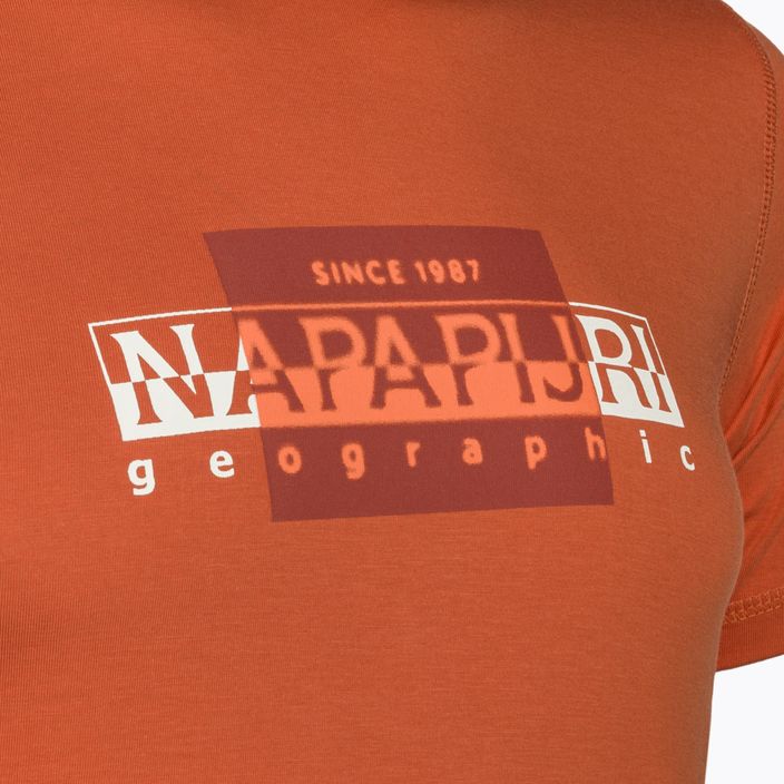 Tricou pentru bărbați Napapijri S-Smallwood orange burnt 3