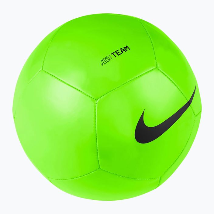 Minge de fotbal Nike Pitch Team electric green/black mărimea 3