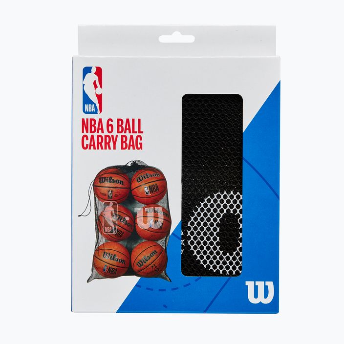 Geantă pentru mingi de baschet Wilson NBA Authentic 6 Ball 3
