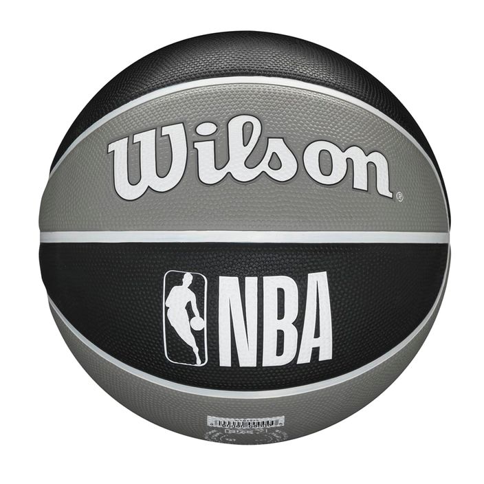 Wilson NBA NBA Team Tribute Brooklyn Nets baschet gri WTB1300XBBRO 4