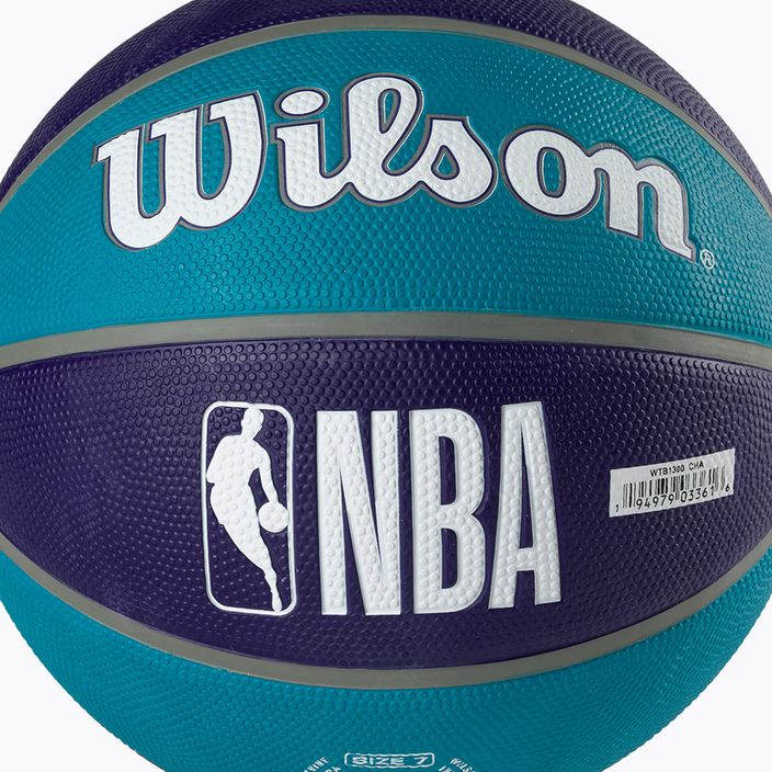 Wilson NBA NBA Team Tribute Charlotte Hornets baschet albastru WTB1300XBCHA 3