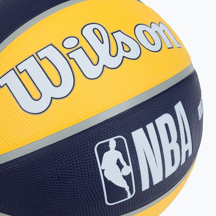 Wilson NBA NBA Team Tribute baschet Indiana Pacers galben WTB1300XBIND 3