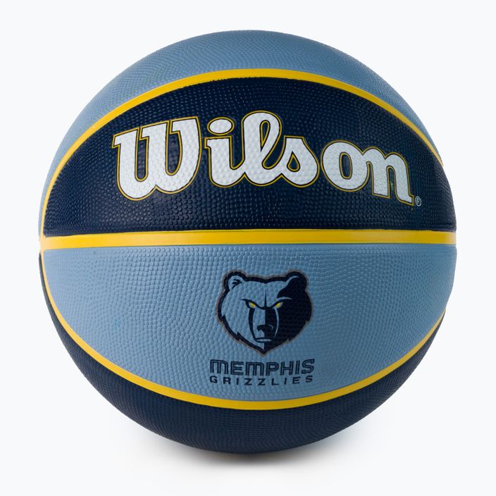 Mingea de baschet Wilson NBA Team Tribute Memphis Grizzlies, albastru marin WTB1300XBMEM
