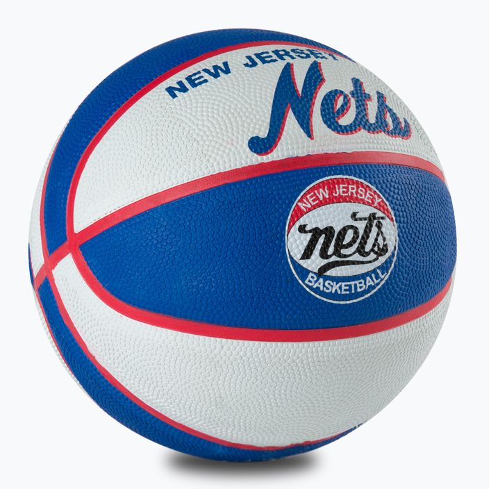 Mini baschet Wilson NBA Team Retro Mini Brooklyn Nets albastru WTB3200XBBRO 2