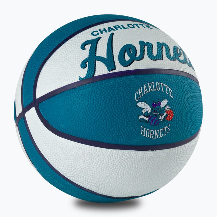 Wilson NBA NBA Team Retro Mini Charlotte Hornets baschet albastru WTB3200XBCHA 2