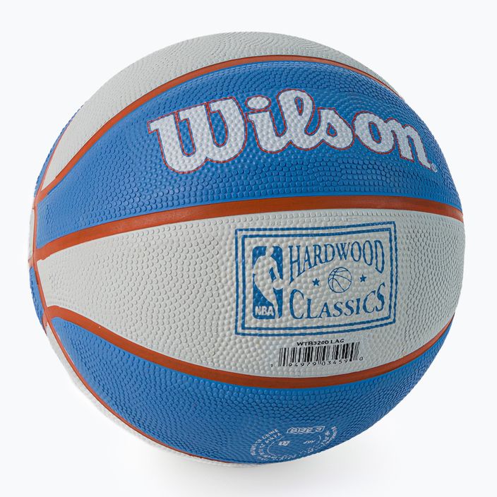 Wilson NBA Team Retro Mini Baschet Los Angeles Clippers albastru WTB3200XBLAC 2